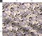 Purple Gray Florals Lavender Leaves Beige Cream Nature Botanical Faux Textured Look Custom Printed Fabric by Spoonflower Various Fabrics by the Yard or Fat Quarter